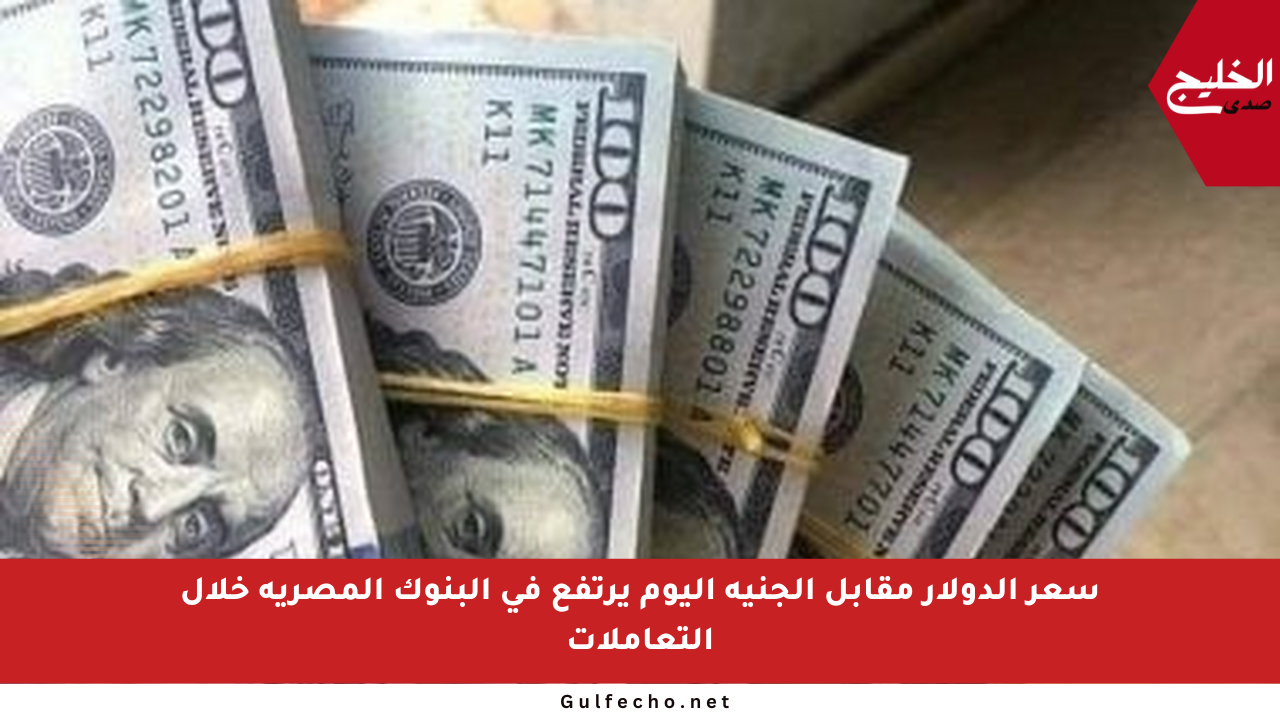 سعر الدولار مقابل الجنيه اليوم يرتفع في البنوك المصرية خلال التعاملات